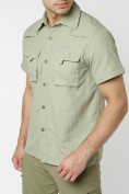 Купить Рубашка классическая мужская бежевого цвета 12003B, фото 15