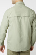 Купить Рубашка классическая мужская бежевого цвета 12003B, фото 8