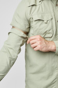Купить Рубашка классическая мужская бежевого цвета 12003B, фото 10
