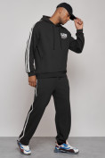 Купить Спортивный костюм мужской трикотажный демисезонный черного цвета 12006Ch, фото 3