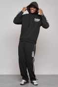 Купить Спортивный костюм мужской трикотажный демисезонный черного цвета 12006Ch, фото 5