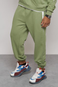 Купить Спортивный костюм мужской трикотажный демисезонный зеленого цвета 12008Z, фото 13