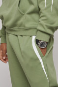 Купить Спортивный костюм мужской трикотажный демисезонный зеленого цвета 12008Z, фото 17