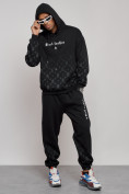 Купить Спортивный костюм мужской трикотажный демисезонный черного цвета 12010Ch, фото 5