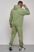 Купить Спортивный костюм мужской трикотажный демисезонный зеленого цвета 12010Z, фото 15