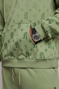 Купить Спортивный костюм мужской трикотажный демисезонный зеленого цвета 12010Z, фото 8