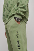 Купить Спортивный костюм мужской трикотажный демисезонный зеленого цвета 12010Z, фото 9