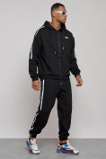 Купить Спортивный костюм мужской трикотажный демисезонный черного цвета 12011Ch, фото 3