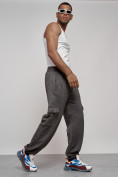 Купить Спортивные мужские штаны из бархатного трикотажа серого цвета 12929Sr, фото 23