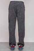 Купить Широкие спортивные брюки трикотажные мужские серого цвета 12932Sr, фото 12