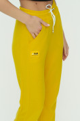 Купить Штаны джоггеры женские желтого цвета 1302J, фото 11