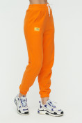 Купить Штаны джоггеры женские оранжевого цвета 1302O, фото 8
