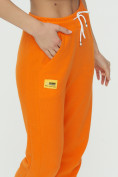 Купить Штаны джоггеры женские оранжевого цвета 1302O, фото 14