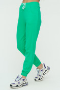 Купить Штаны джоггеры женские зеленого цвета 1302Z, фото 9