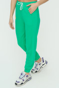 Купить Штаны джоггеры женские зеленого цвета 1302Z, фото 13