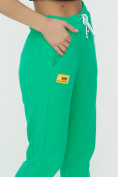 Купить Штаны джоггеры женские зеленого цвета 1302Z, фото 15