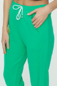 Купить Штаны джоггеры женские зеленого цвета 1302Z, фото 16