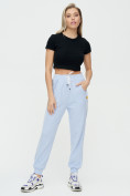 Купить Спортивные брюки женские голубого цвета 1306Gl, фото 2