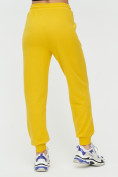 Купить Спортивные брюки женские желтого цвета 1306J, фото 10