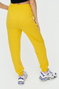 Купить Спортивные брюки женские желтого цвета 1306J, фото 15