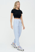 Купить Спортивные брюки женские голубого цвета 1306Gl, фото 5