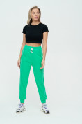 Купить Спортивные брюки женские зеленого цвета 1306Z, фото 5