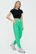 Купить Спортивные брюки женские зеленого цвета 1306Z, фото 6