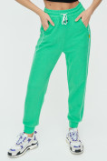 Купить Спортивные брюки женские зеленого цвета 1306Z, фото 12