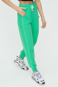 Купить Спортивные брюки женские зеленого цвета 1306Z, фото 13