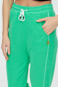Купить Спортивные брюки женские зеленого цвета 1306Z, фото 15