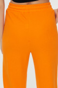 Купить Спортивные брюки женские оранжевого цвета 1306O, фото 16