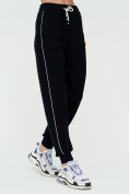 Купить Спортивные брюки женские черного цвета 1306Ch, фото 7