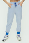 Купить Спортивные брюки женские голубого цвета 1307Gl, фото 13