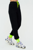 Купить Спортивные брюки женские черного цвета 1307Ch, фото 8