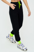 Купить Спортивные брюки женские черного цвета 1307Ch, фото 12