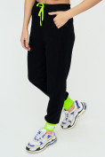 Купить Спортивные брюки женские черного цвета 1307Ch, фото 13