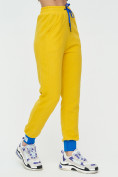 Купить Спортивные брюки женские желтого цвета 1307J, фото 8