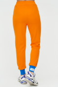 Купить Спортивные брюки женские оранжевого цвета 1307O, фото 11