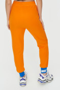 Купить Спортивные брюки женские оранжевого цвета 1307O, фото 16