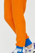 Купить Спортивные брюки женские оранжевого цвета 1307O, фото 21