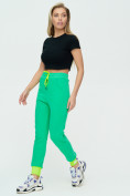 Купить Спортивные брюки женские зеленого цвета 1307Z, фото 4