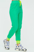 Купить Спортивные брюки женские зеленого цвета 1307Z, фото 7