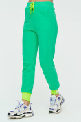 Купить Спортивные брюки женские зеленого цвета 1307Z, фото 8