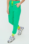 Купить Спортивные брюки женские зеленого цвета 1307Z, фото 13