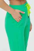 Купить Спортивные брюки женские зеленого цвета 1307Z, фото 15