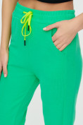 Купить Спортивные брюки женские зеленого цвета 1307Z, фото 16