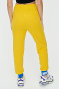 Купить Спортивные брюки женские желтого цвета 1307J, фото 14