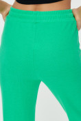 Купить Спортивные брюки женские зеленого цвета 1307Z, фото 17
