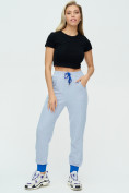 Купить Спортивные брюки женские голубого цвета 1307Gl, фото 3