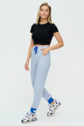 Купить Спортивные брюки женские голубого цвета 1307Gl, фото 6